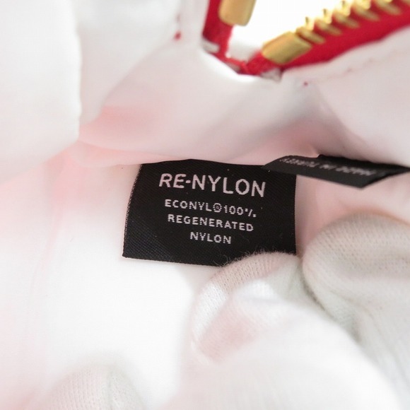 Miu Miu FAILLE Gingham Check Pouch Red - Picture 7 of 11